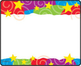 Stars 'n Swirls Name Tags