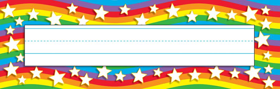 Star Rainbow Desk Toppers® Name Plates