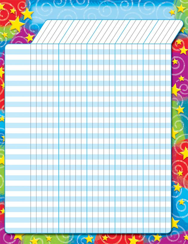 Stars 'n Swirls Incentive Chart–Large