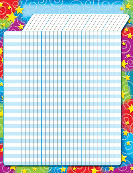 Stars 'n Swirls Incentive Chart–Large