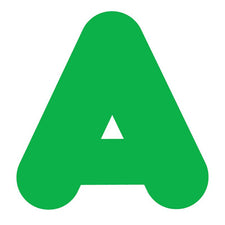 Green 3-Inch Casual Uppercase Ready Letters®