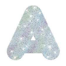 Silver Sparkle 3-Inch Casual Uppercase Ready Letters®
