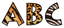Animal Prints 4-Inch Venture Uppercase Ready Letters®