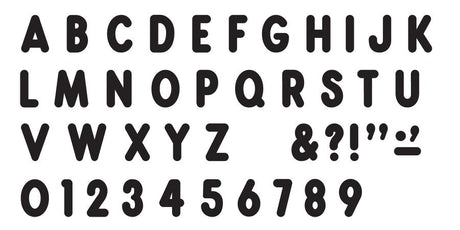 Black 7-Inch Billboard Uppercase Ready Letters®