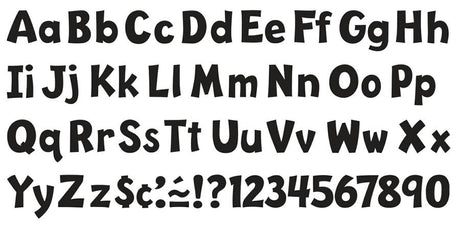 Black 4-Inch Playful Combo Ready Letters®