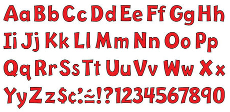Red 4-Inch Playful Combo Ready Letters®