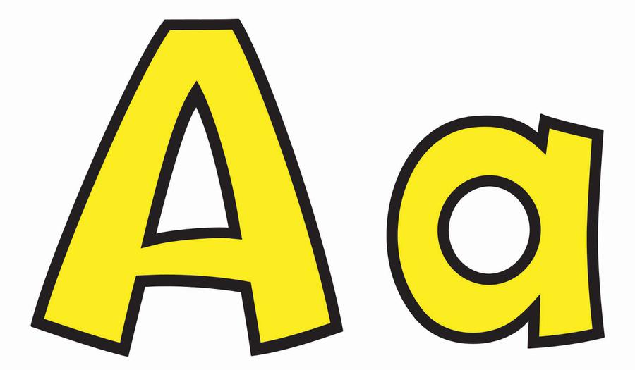 Yellow 4-Inch Playful Combo Ready Letters®