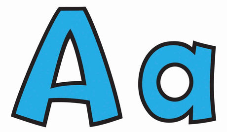 Blue 4-Inch Playful Combo Ready Letters®