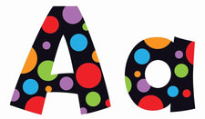 Neon Dots 4-Inch Playful Combo Ready Letters®