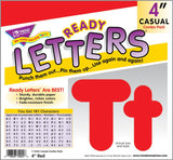 Red 4-Inch Casual Combo Ready Letters®