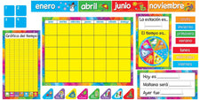 Calendario Anual Spanish Classroom Calendar Bulletin Board Set