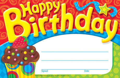 Happy Birthday (The Bake Shop™) Recognition Awards