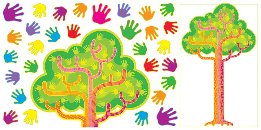 Hands in Harmony Learning Tree Bulletin Board Set