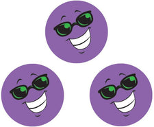 Purple Smiles/Grape Stinky Stickers®–Small