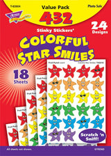 Colorful Star Smiles Stinky Stickers® Value Pack