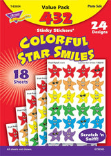 Colorful Star Smiles Stinky Stickers® Value Pack