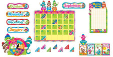 Sock Monkeys Calendar Bulletin Board Set