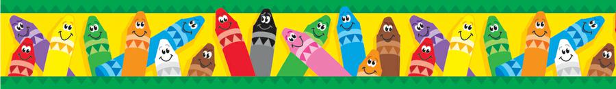 Colorful Crayons Bolder Borders®