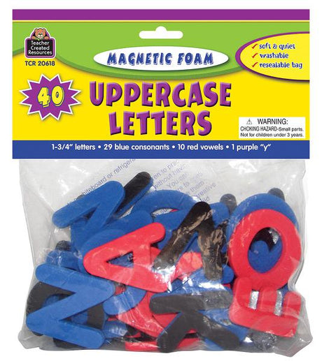 Magnetic Foam Uppercase Letters