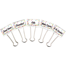 Confetti Classroom Management Large Binder Clips