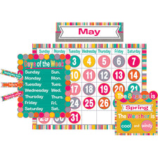 Tropical Punch Calendar Bulletin Board Set