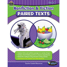 Teacher Created Resources Nonfiction and Fiction Paired Texts, Grade 4