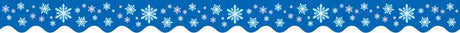 Snowflakes Scalloped Border Trim