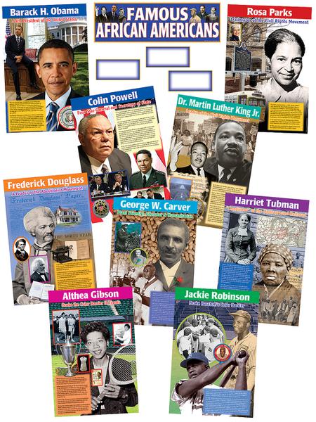 Famous African Americans Bulletin Board Display Set