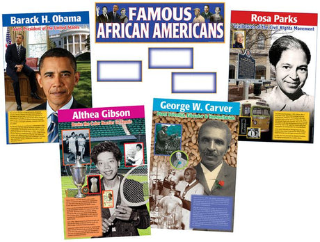 Famous African Americans Bulletin Board Display Set