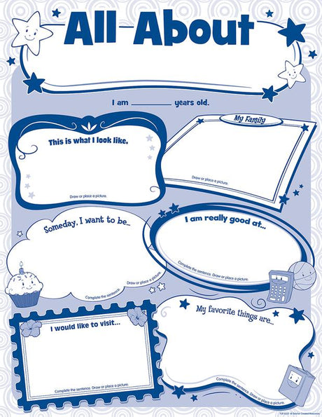 All About Me Poster Pack
