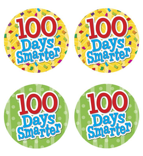 100 Days Smarter Wear' Em Badges