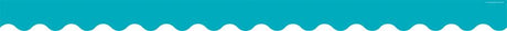Teal Scalloped Border Trim