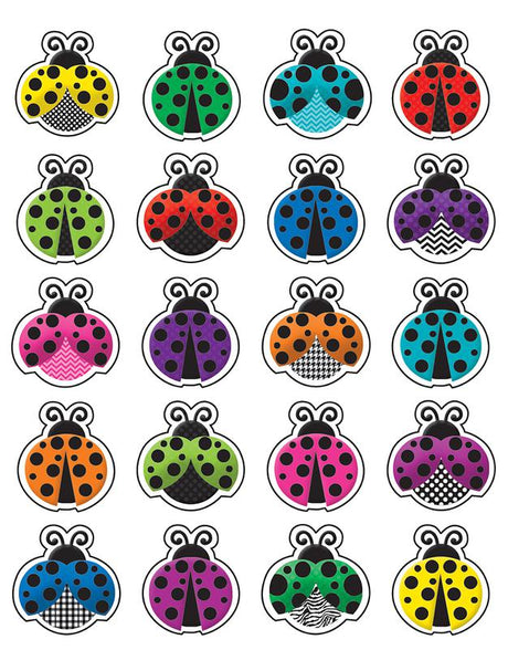 Colorful Ladybugs Stickers