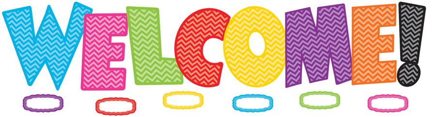 Chevron Welcome Bulletin Board Set