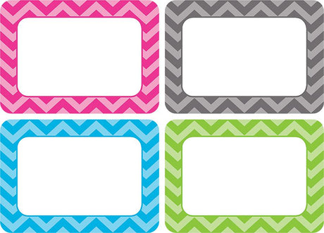 Chevron Name Tags - Multi Pack 