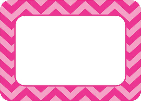Chevron Name Tags - Multi Pack 