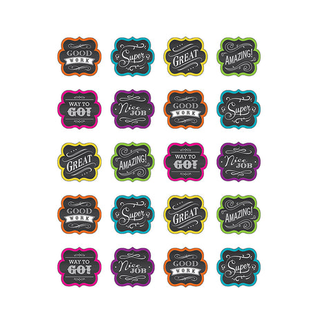 Chalkboard Brights Stickers