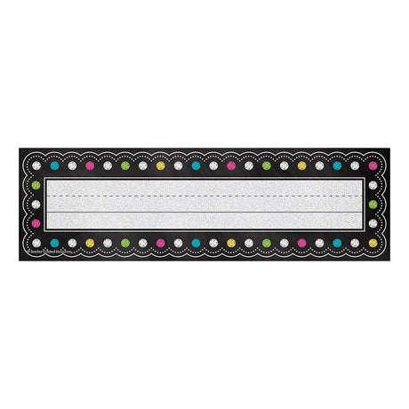Chalkboard Brights Name Plates (flat)