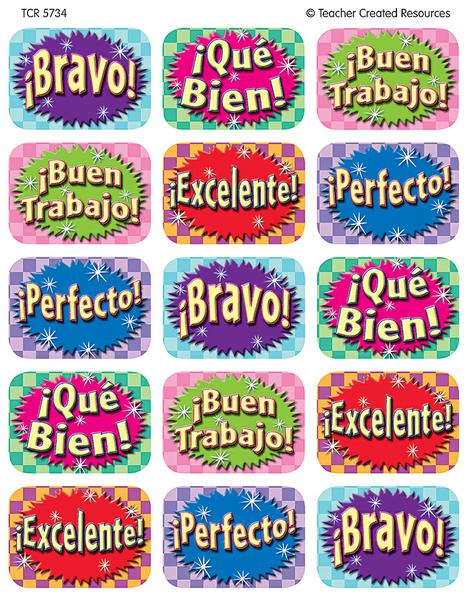 Good Work (Spanish) Jumbo Stickers