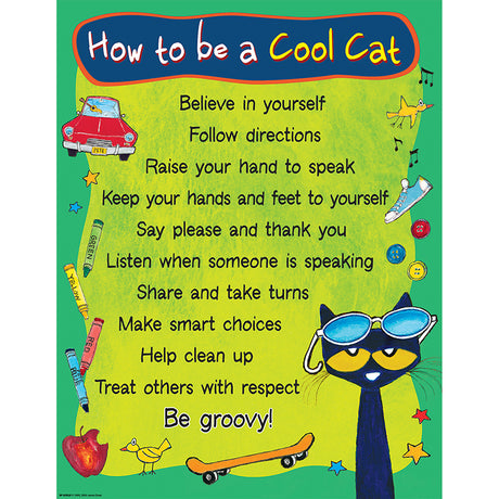 Pete the Cat® How To Be A Cool Cat Chart