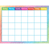 Colorful Scribble Calendar Chart