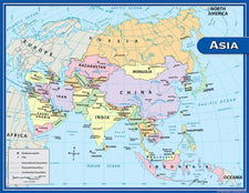 Asia Map Chart