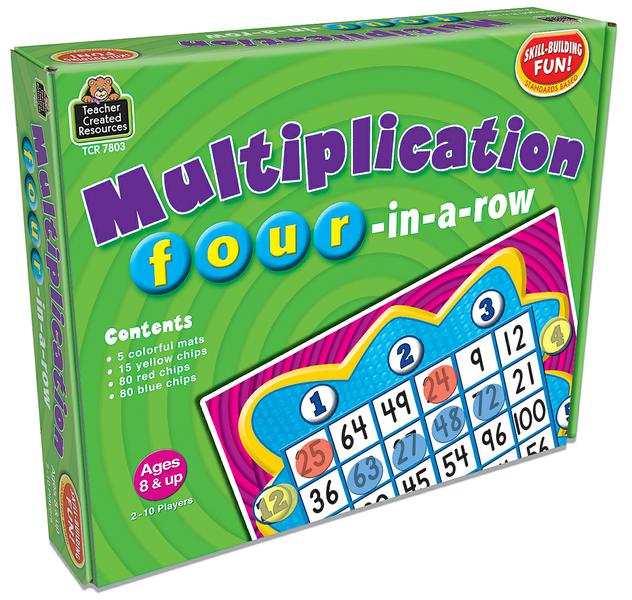 Multiplication: Four in a Row Game