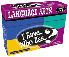 I Have, Who Has Language Arts Game Grade 3-4