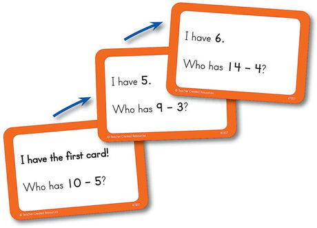 I Have, Who Has Math Game Grade 1-2