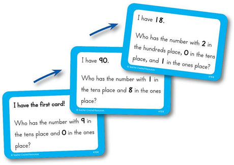 I Have, Who Has Math Game Grade 2-3