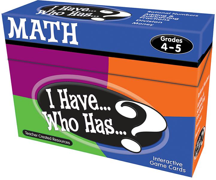 I Have, Who Has Math Game Grade 4-5