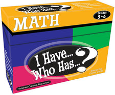 I Have, Who Has Math Game Grade 5-6
