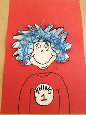 Thing 1 & Thing 2 - Dr. Seuss Craft for Preschoolers