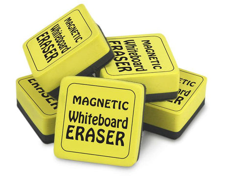 Magnetic Whiteboard Erasers 12Pk, 2 Inch x 2 Inch